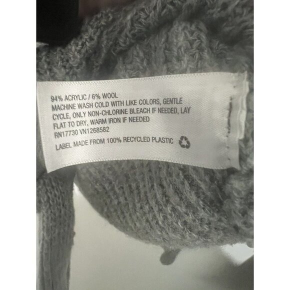 WOMENS Universal Thread Wool Gray Sweater Size Large - Picture 3 of 6